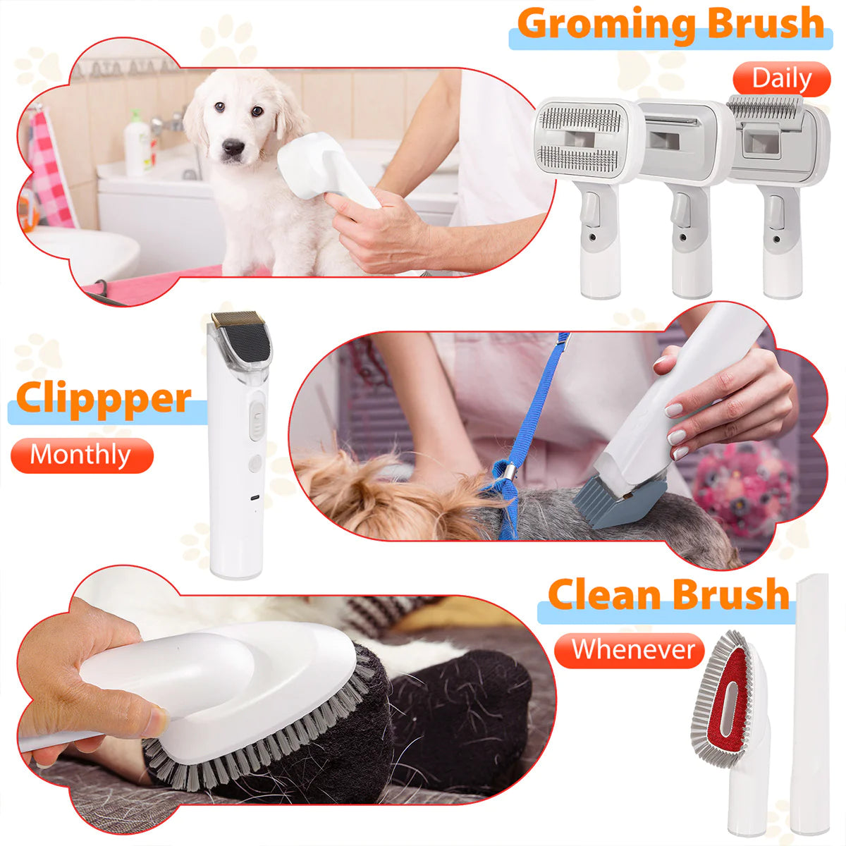 Pet Hair Grooming Vacuum